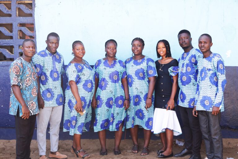 Teachers of Antioch Baptist School standing in group